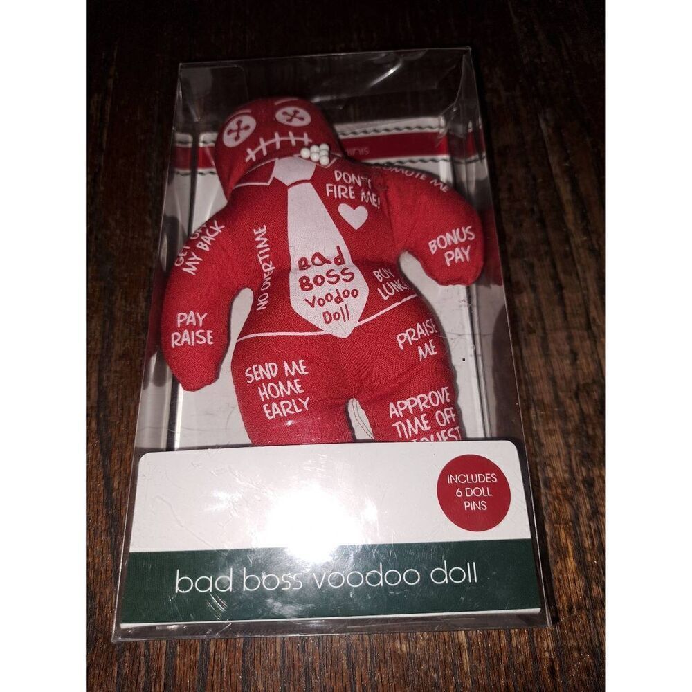 New Saddlebred Christmas Mini Bad Boss Funny Novelty Gift Voodoo Doll Funny Gift
